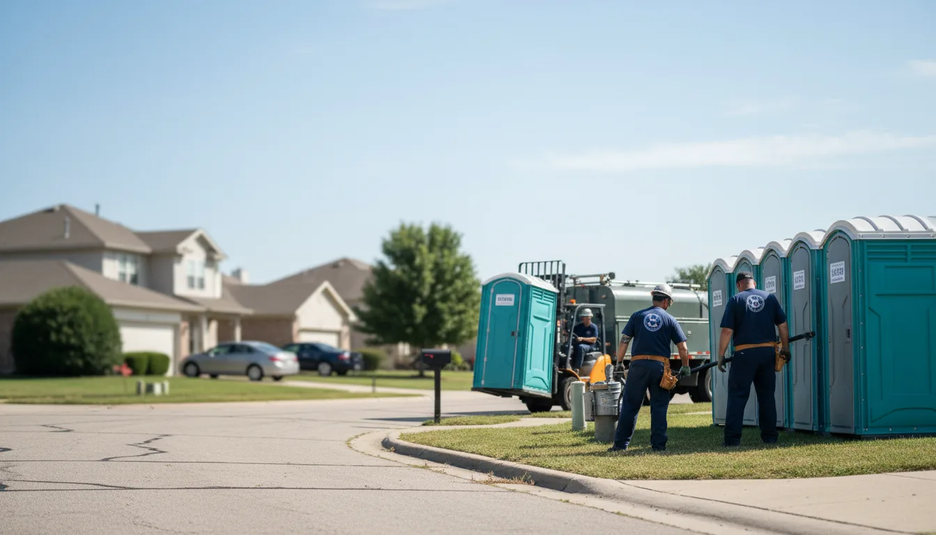 Porta Potty Rental in Farnsworth, TX near me